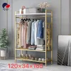 Hanging clothes rack, floor-standing bedroom coat rack, indoor household simple clothes rack, room clothes storage rack, internet-famous hanging clothes pole Item Picture